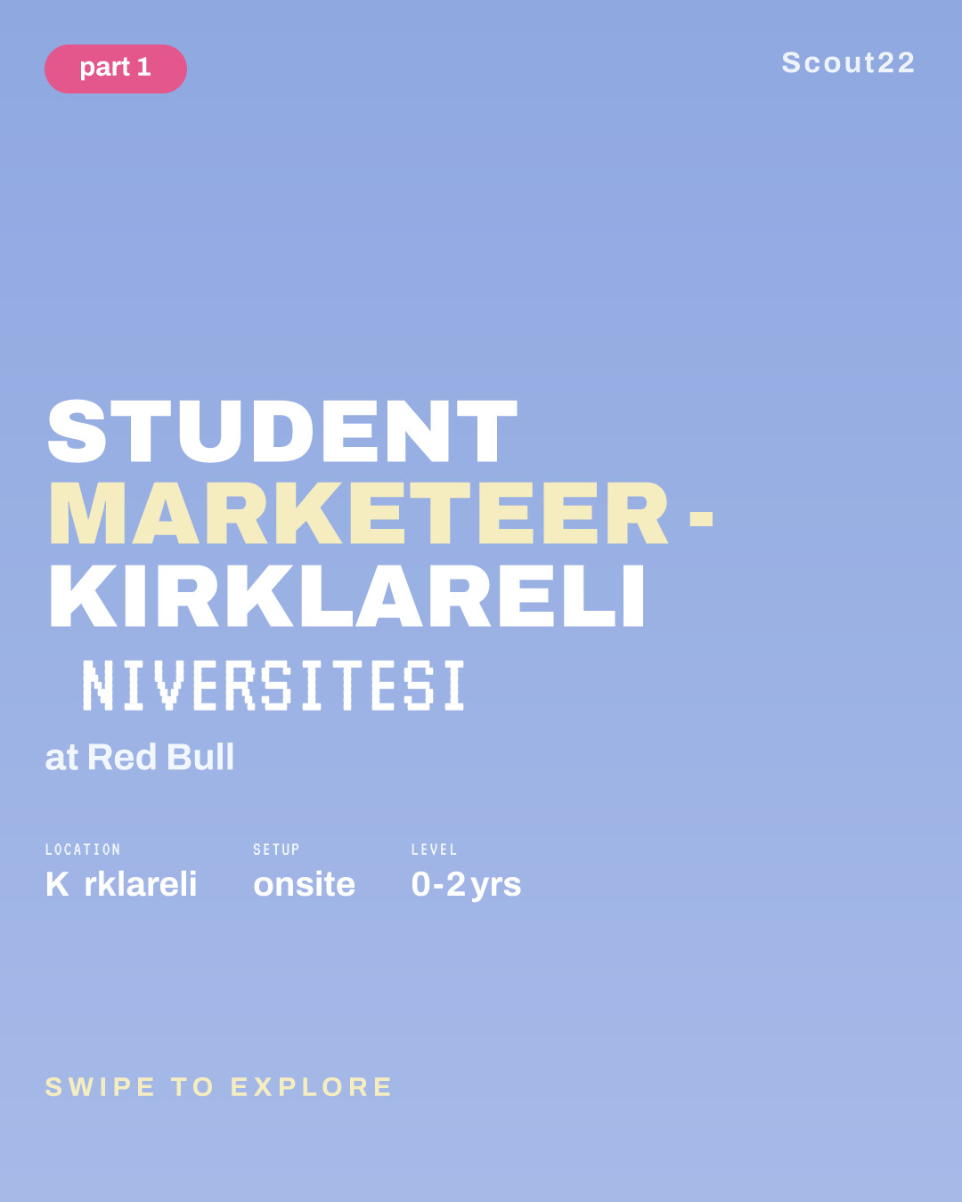 Student Marketeer - Kırklareli Üniversitesi at Red Bull