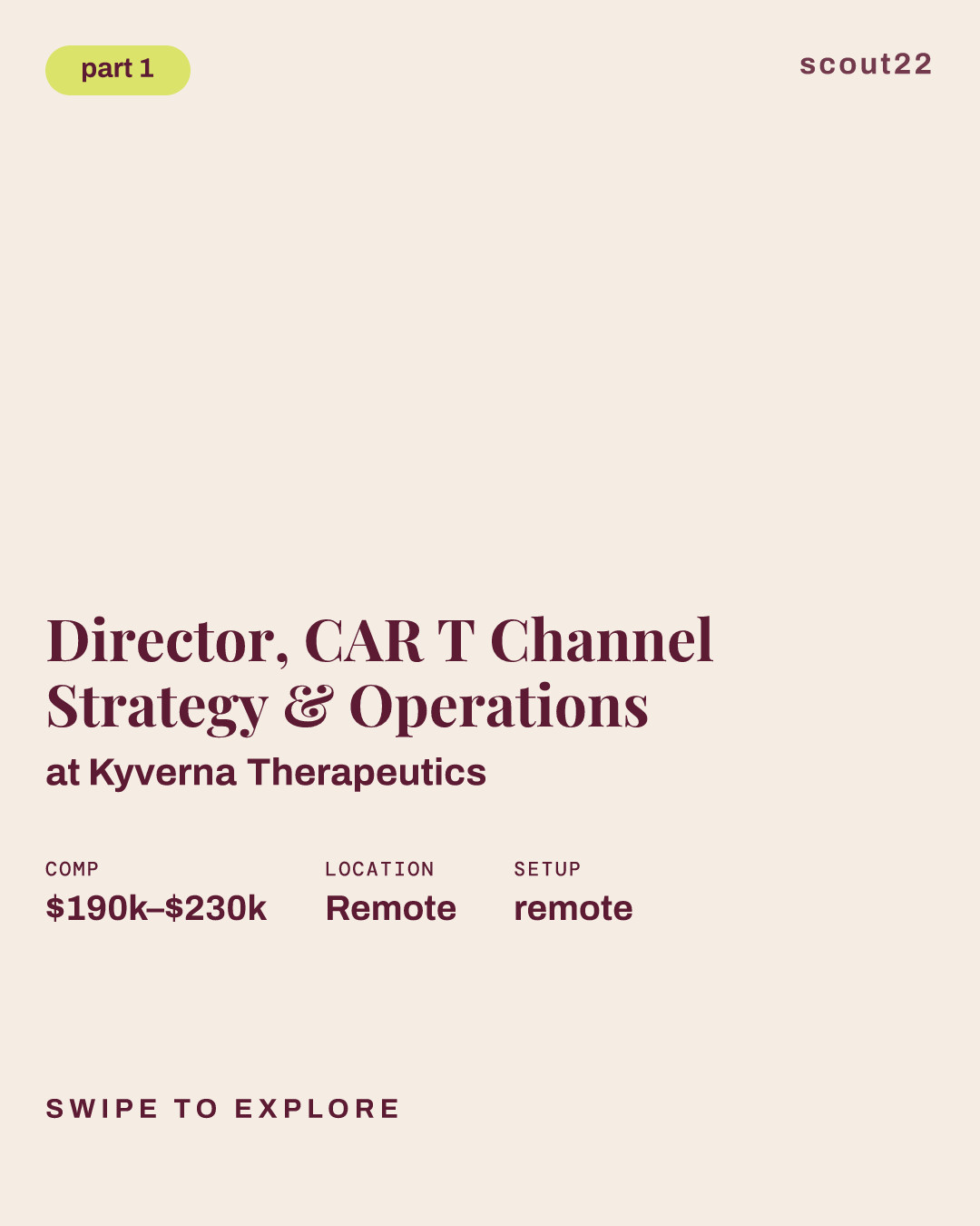 Director, CAR T Channel Strategy & Operations at Kyverna Therapeutics