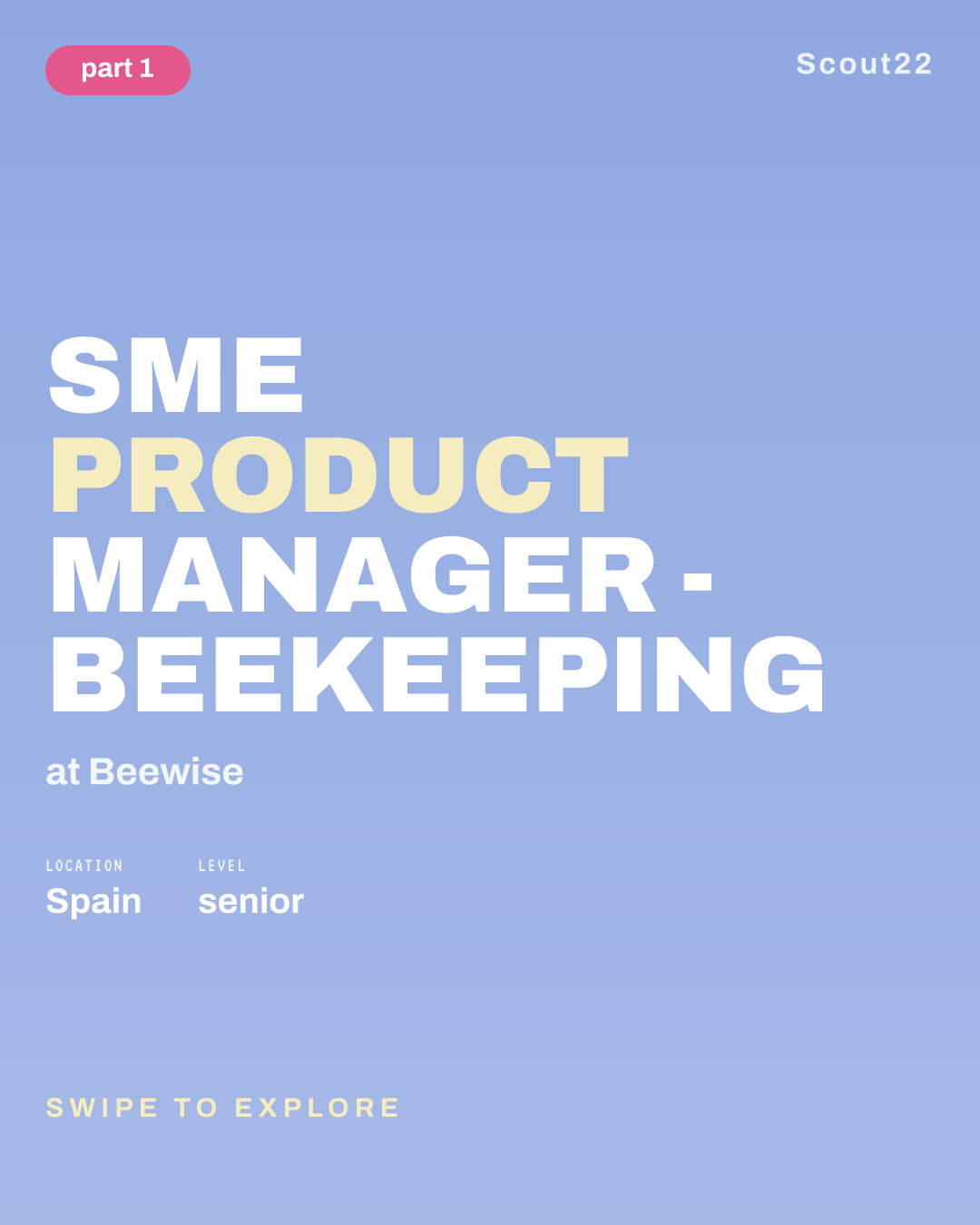 SME Product Manager - Beekeeping at Beewise
