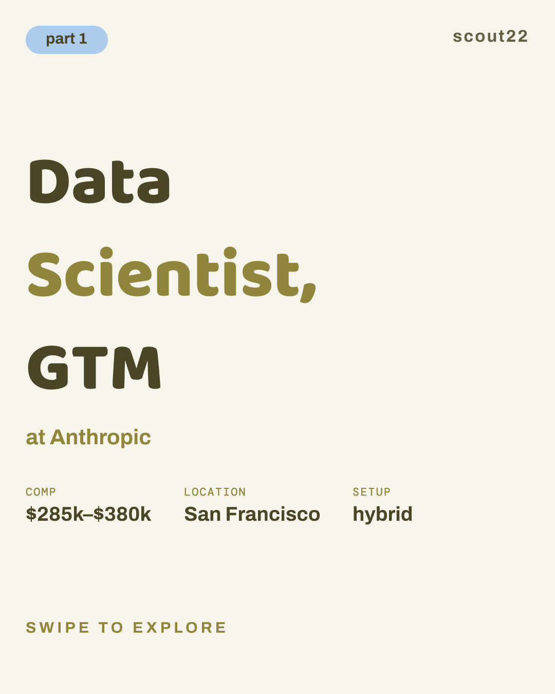 Data Scientist, GTM at Anthropic