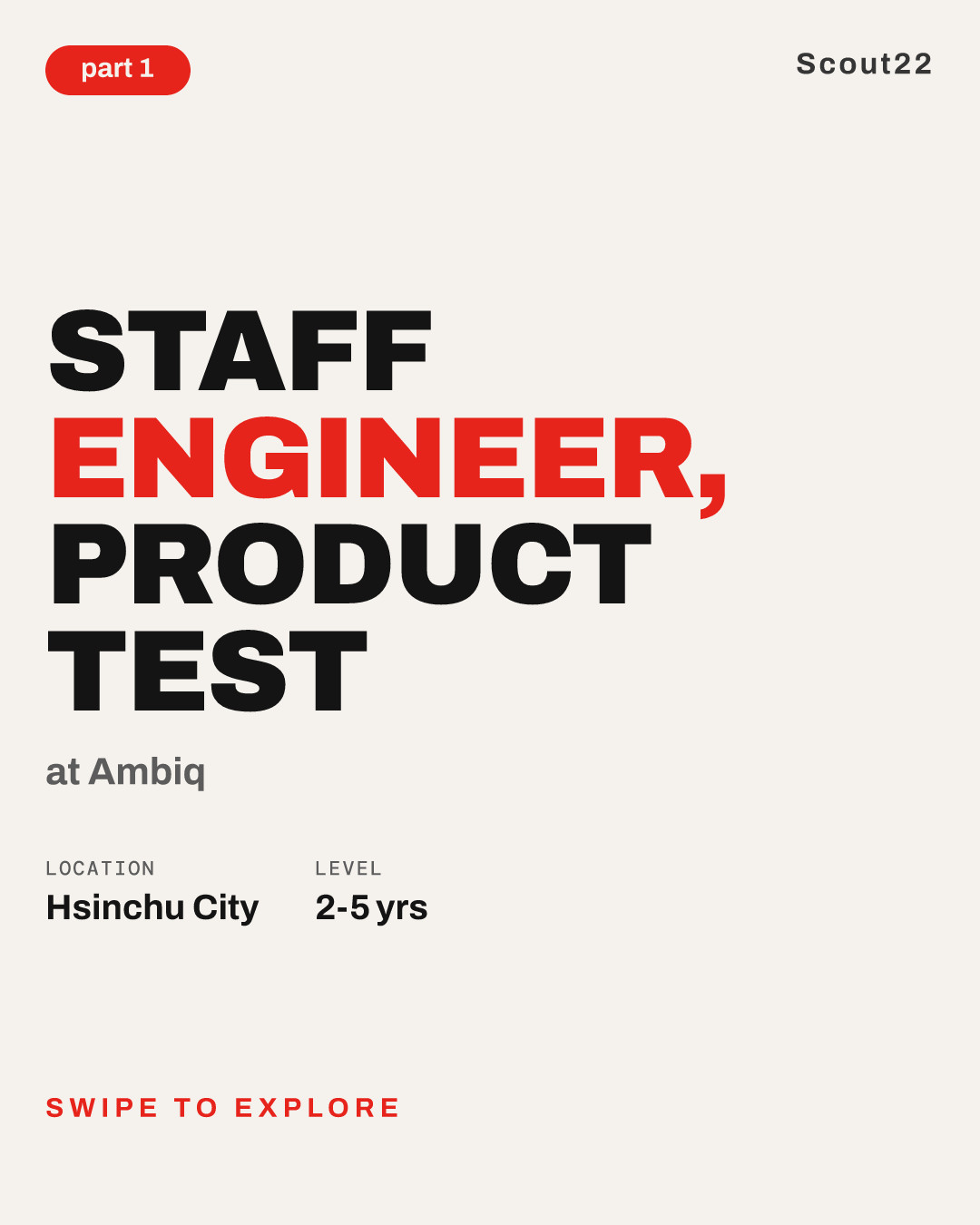 Staff Engineer, Product Test at Ambiq