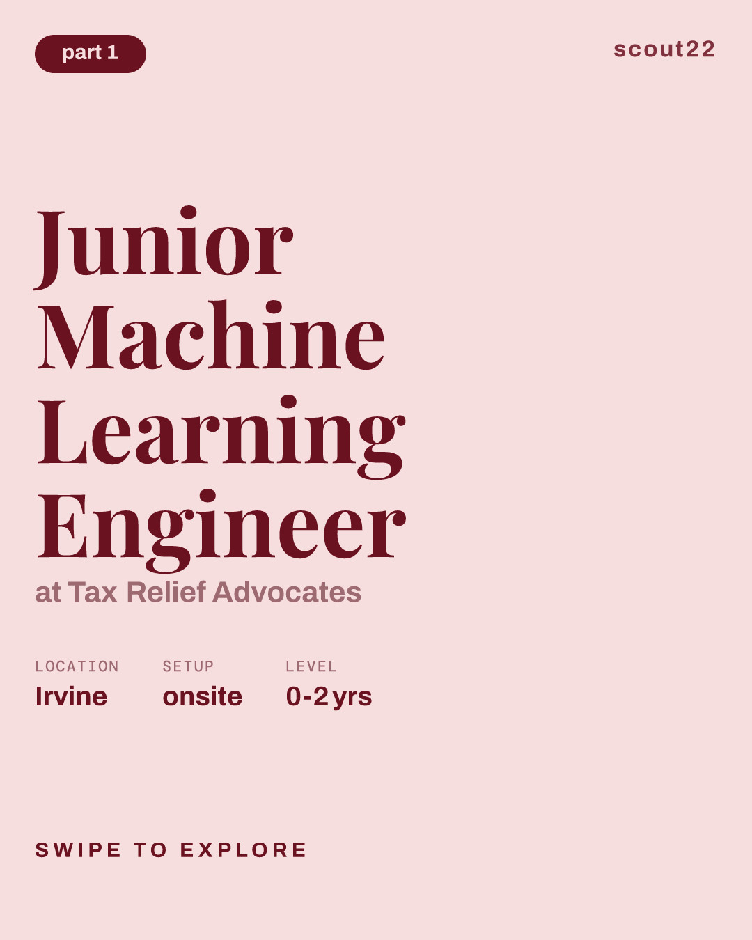 Junior Machine Learning Engineer at Tax Relief Advocates