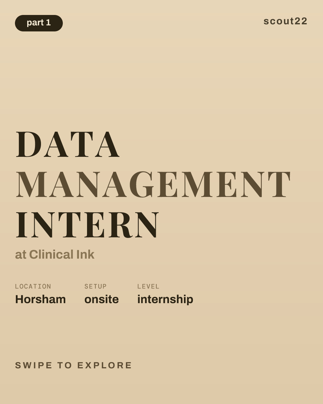 Data Management Intern at Clinical Ink