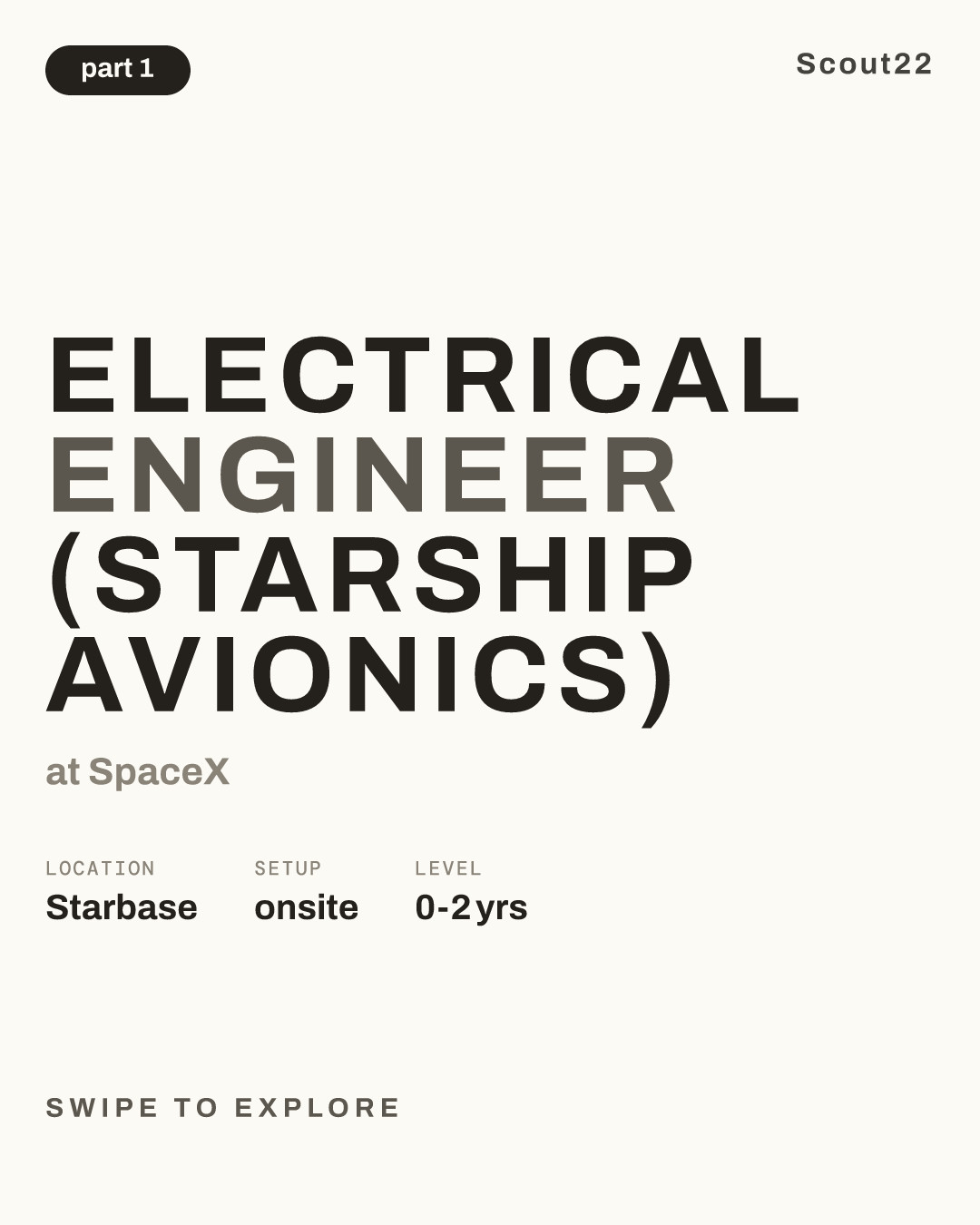 Electrical Engineer (Starship Avionics) at SpaceX