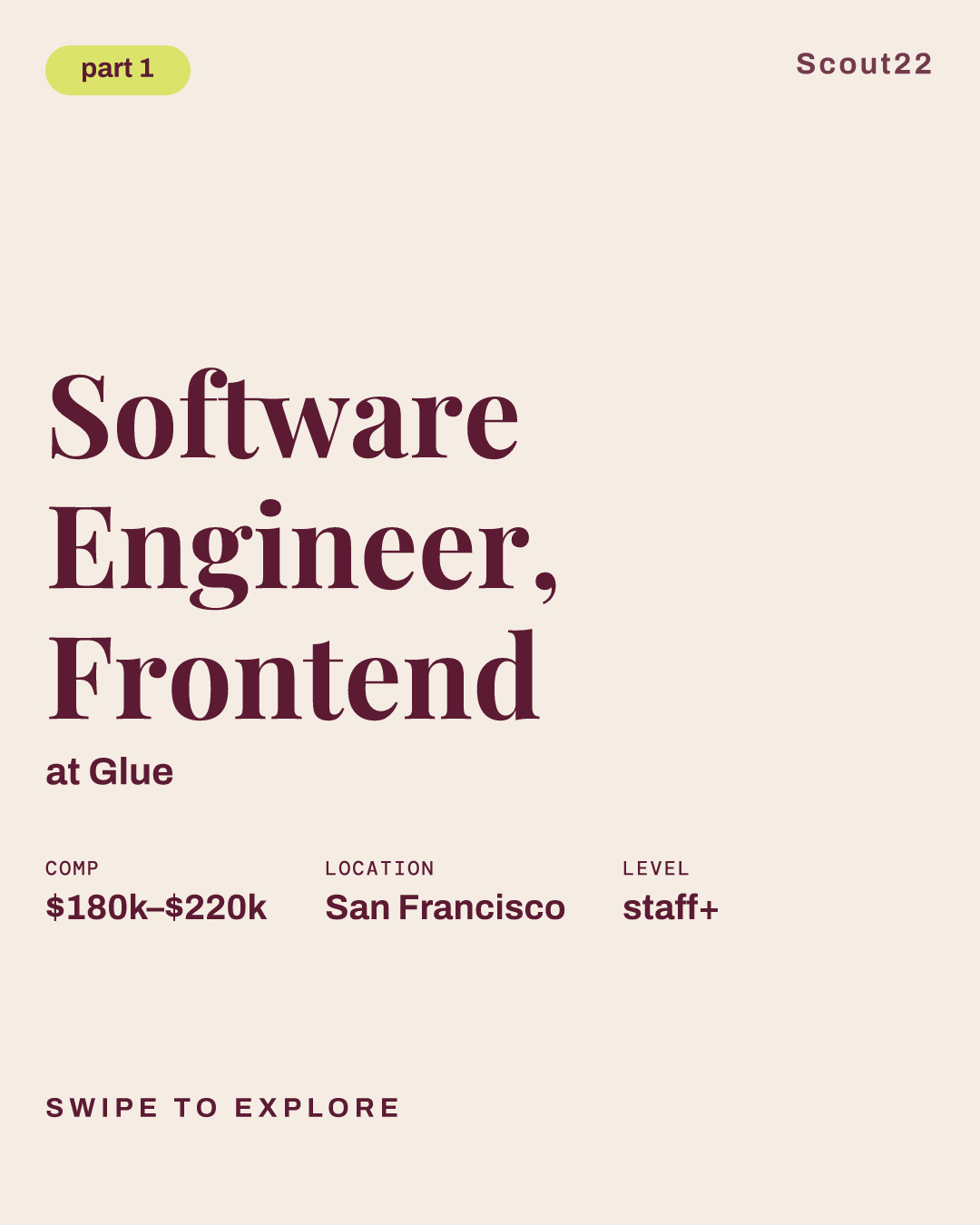 Software Engineer, Frontend at Glue