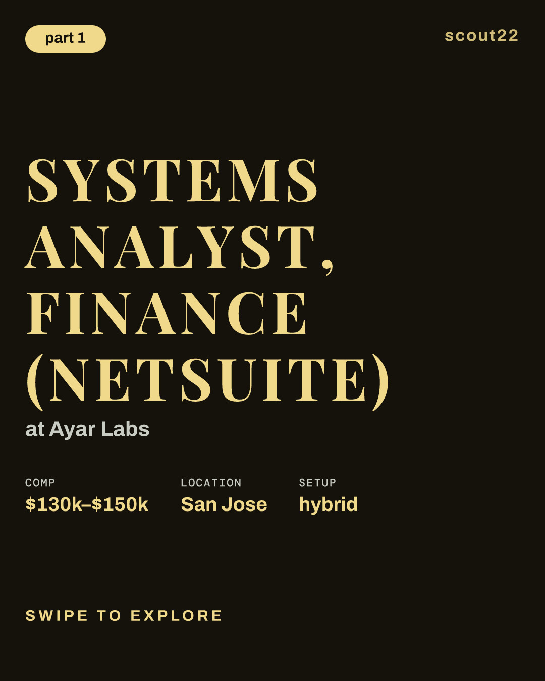 Systems Analyst, Finance (NetSuite) at Ayar Labs