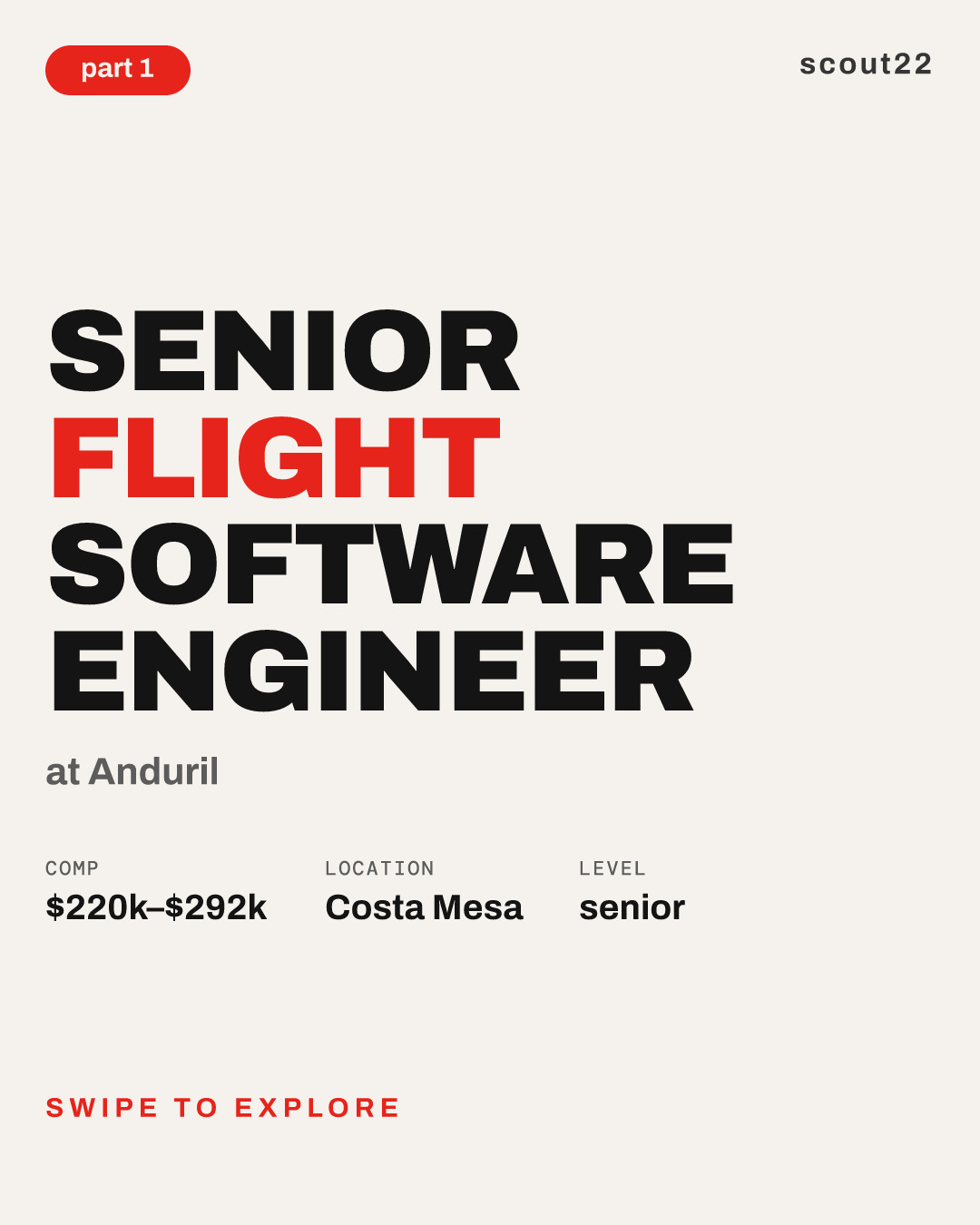 Senior Flight Software Engineer at Anduril