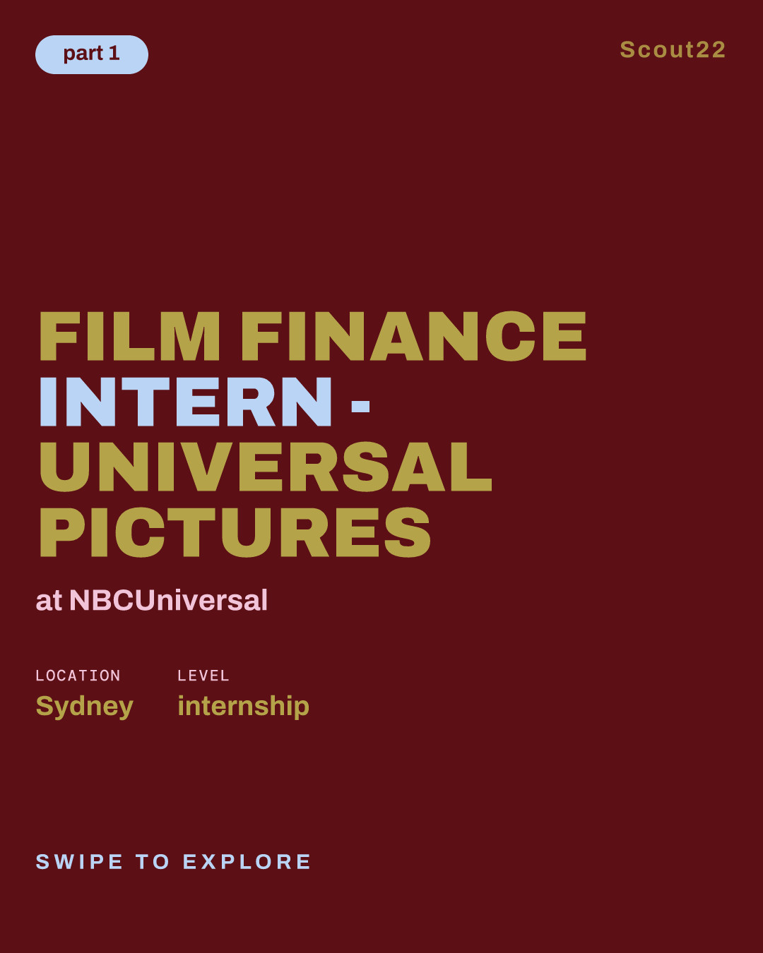 Film Finance Intern - Universal Pictures at NBCUniversal