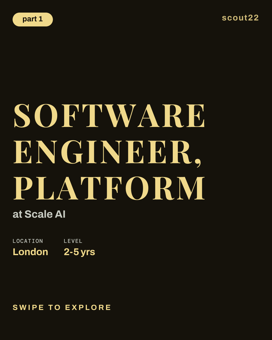 Software Engineer, Platform at Scale AI