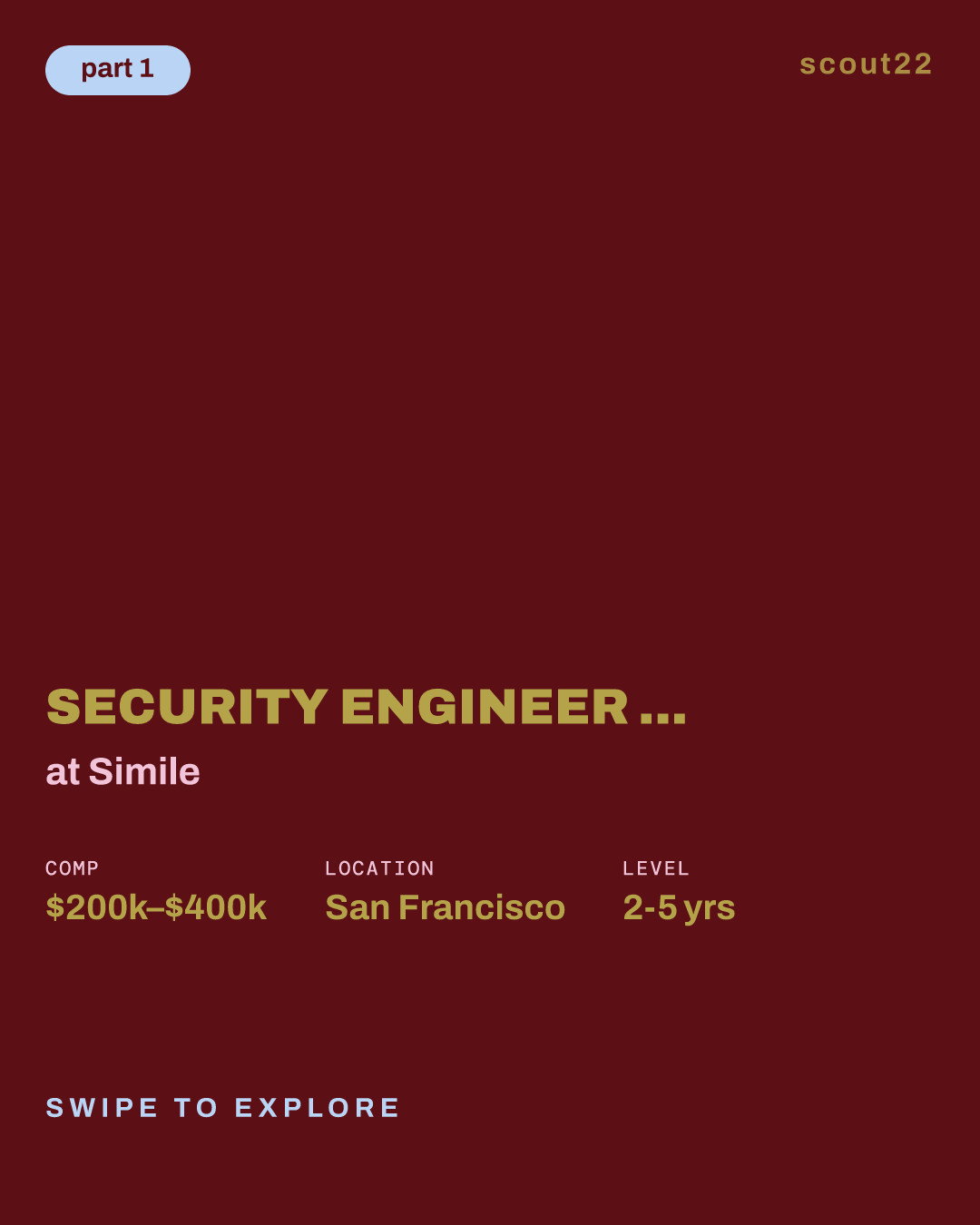 Security Engineer - Member of Technical Staff at Simile