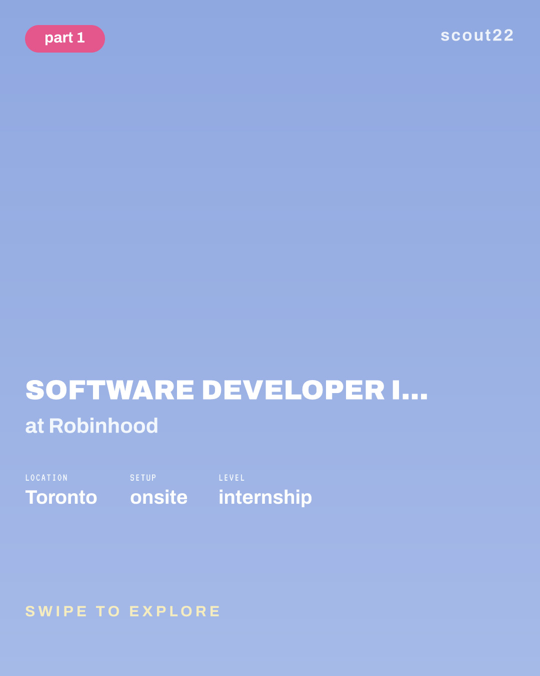 Software Developer Intern, Web (Summer 2027) at Robinhood