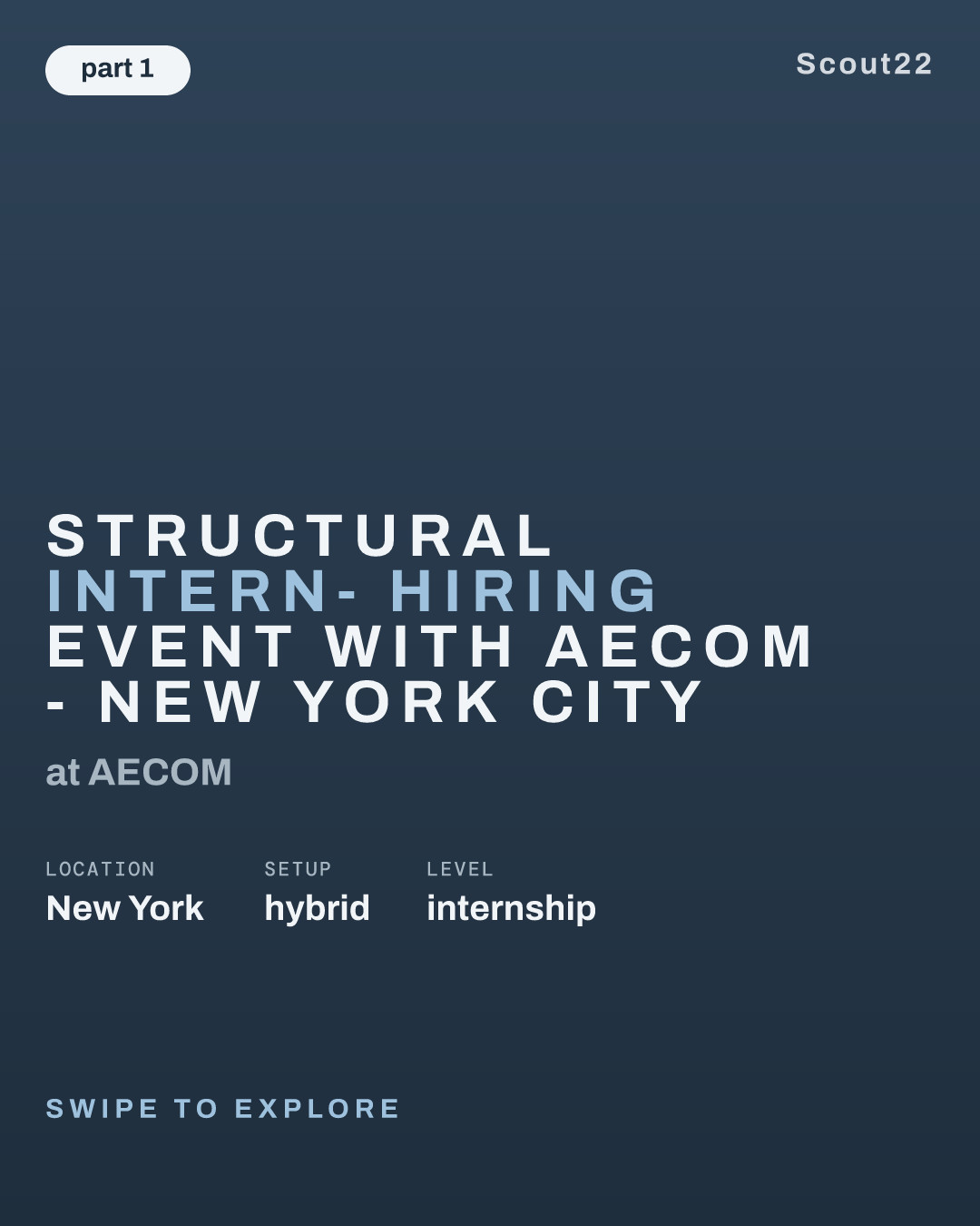 Structural Intern- Hiring Event with AECOM - New York City at AECOM