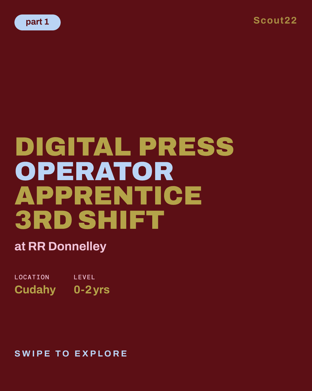 Digital Press Operator Apprentice 3rd Shift at RR Donnelley