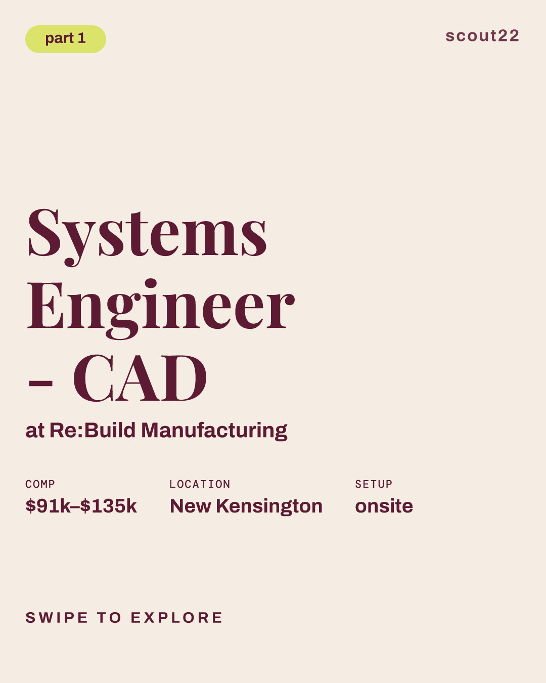 Systems Engineer - CAD at Re:Build Manufacturing