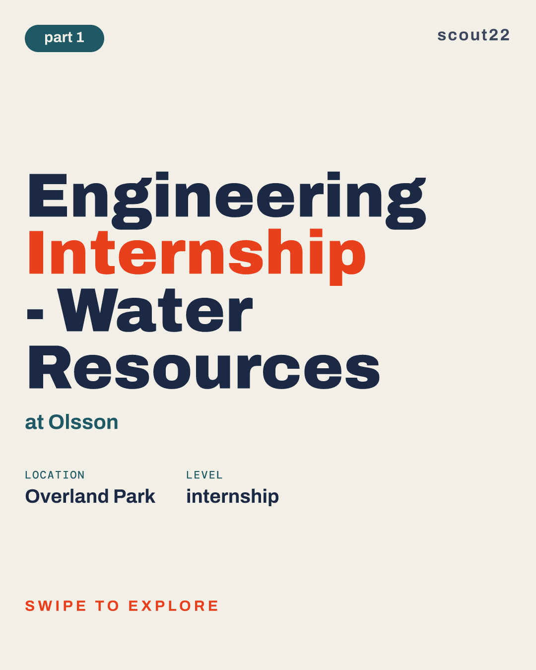 Engineering Internship - Water Resources at Olsson