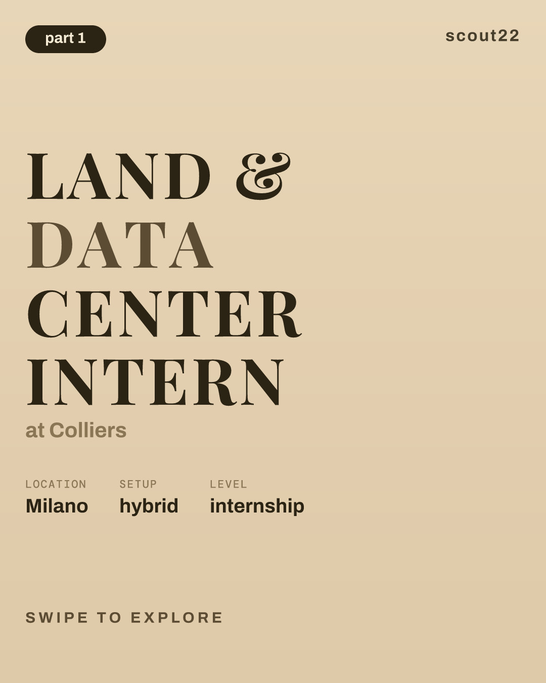 Land & Data Center Intern at Colliers