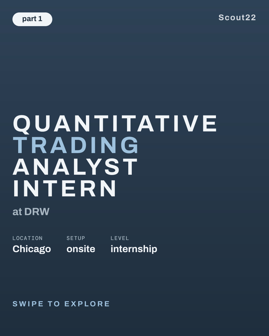 Quantitative Trading Analyst Intern at DRW