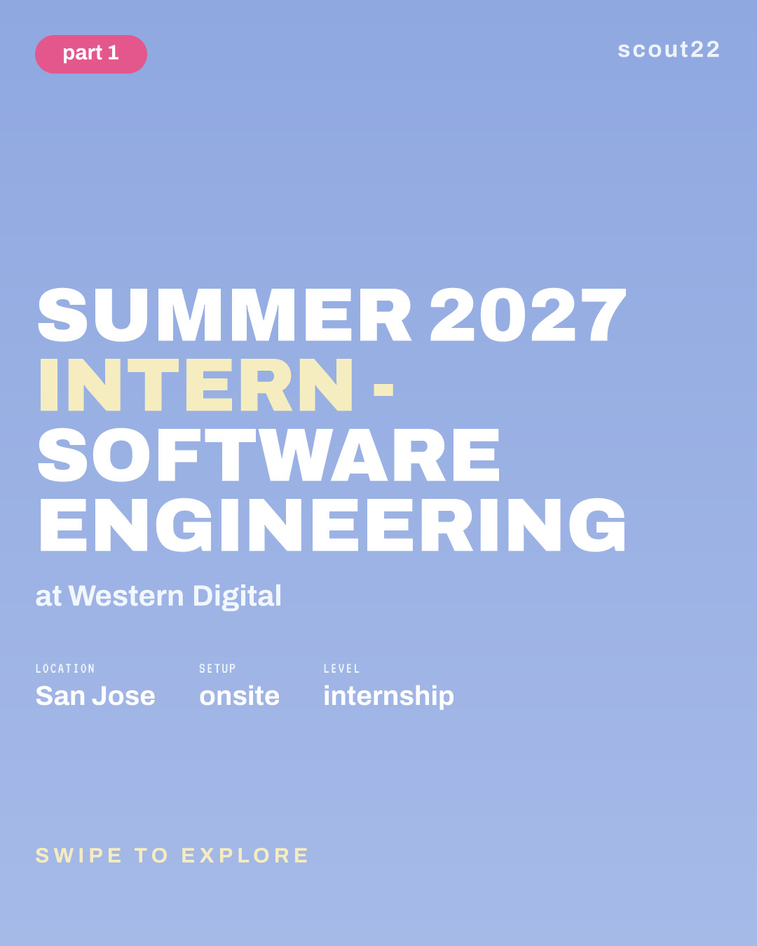 Summer 2027 Intern - Software Engineering at Western Digital