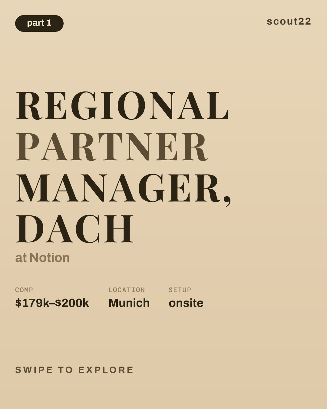Regional Partner Manager, DACH at Notion