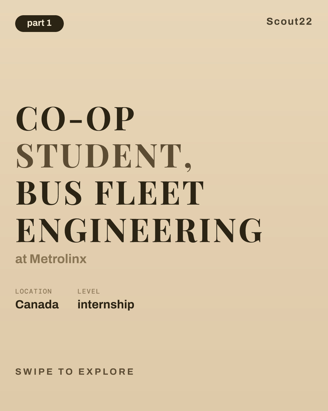 Co-op Student, Bus Fleet Engineering at Metrolinx