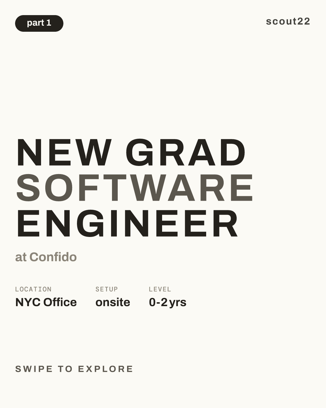 New Grad Software Engineer at Confido