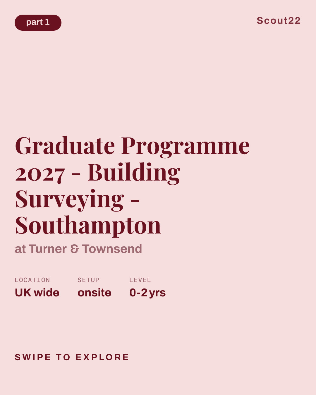 Graduate Programme 2027 - Building Surveying - Southampton at Turner & Townsend