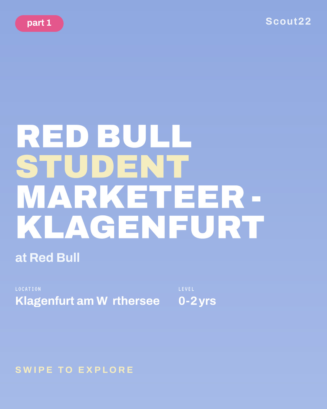Red Bull Student Marketeer - Klagenfurt at Red Bull