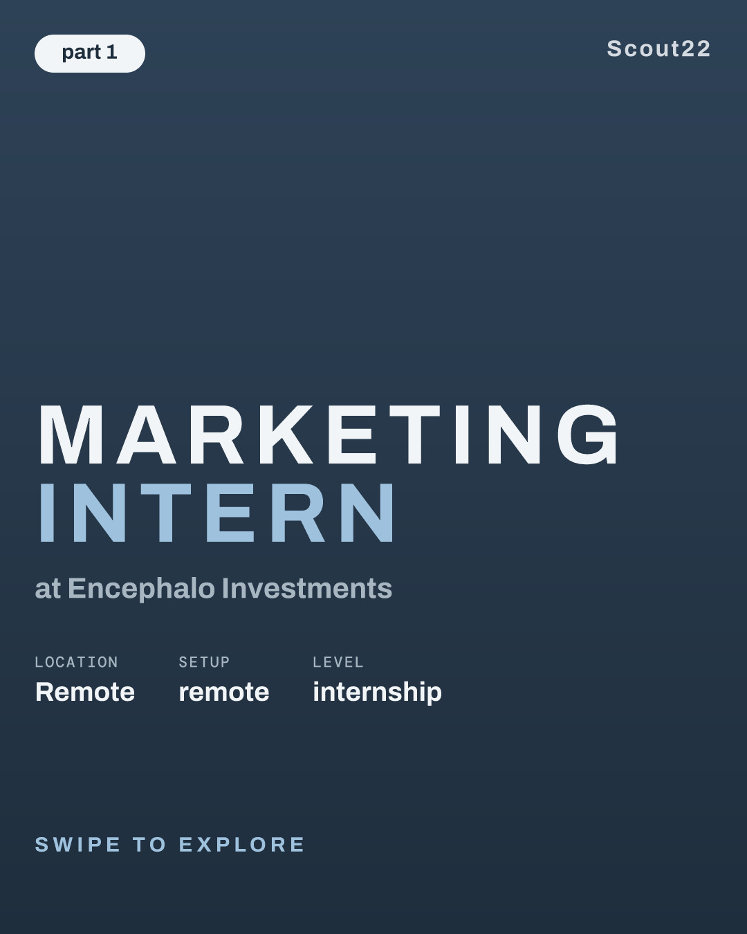 Marketing Intern at Encephalo Investments
