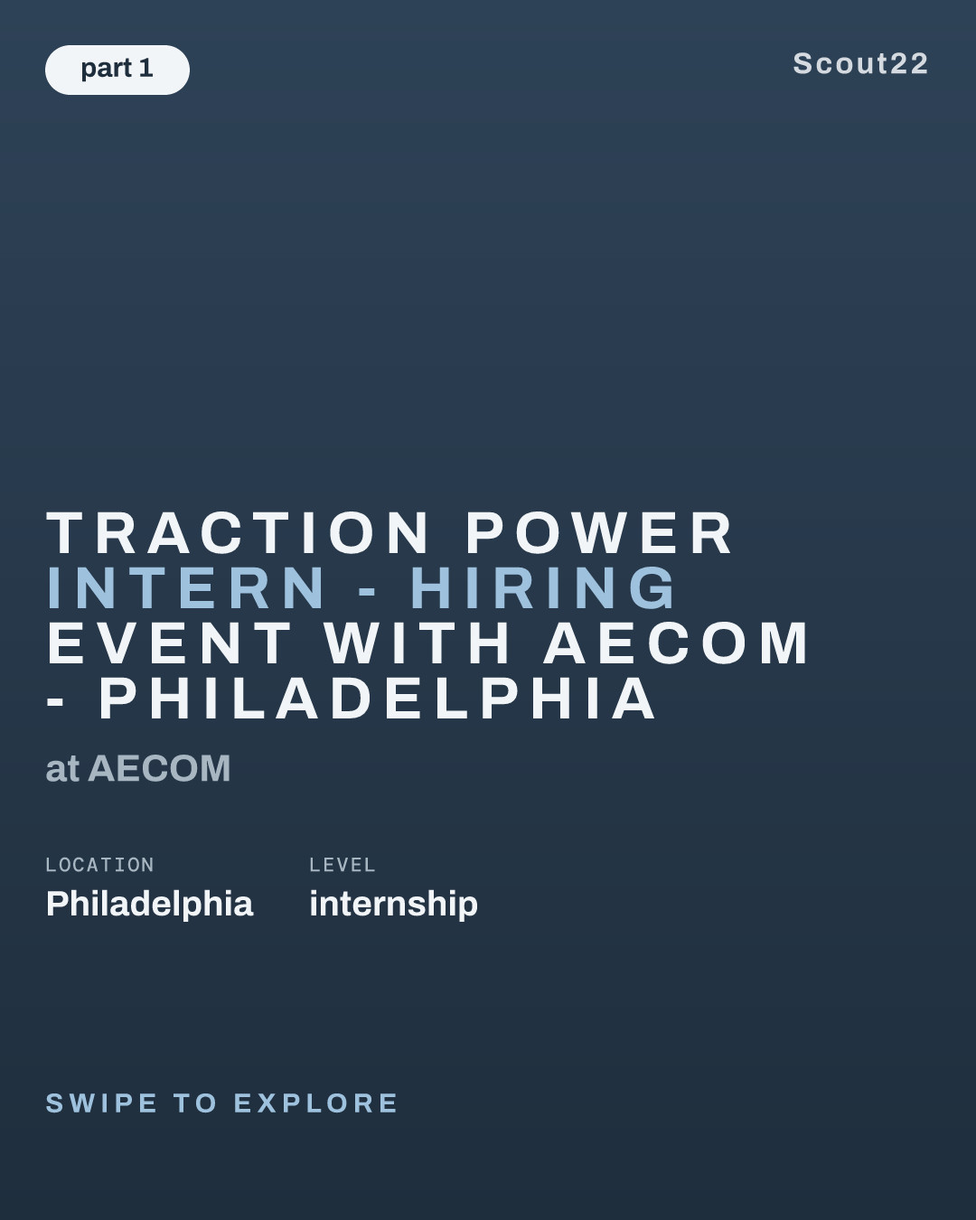 Traction Power Intern - Hiring Event with AECOM - Philadelphia at AECOM