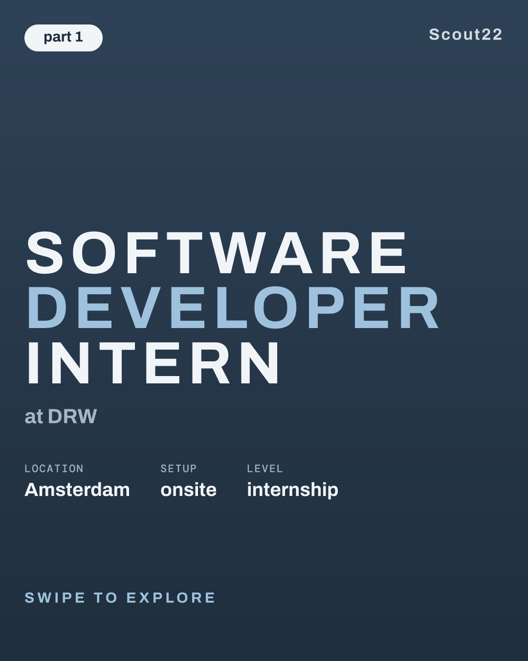 Software Developer Intern at DRW