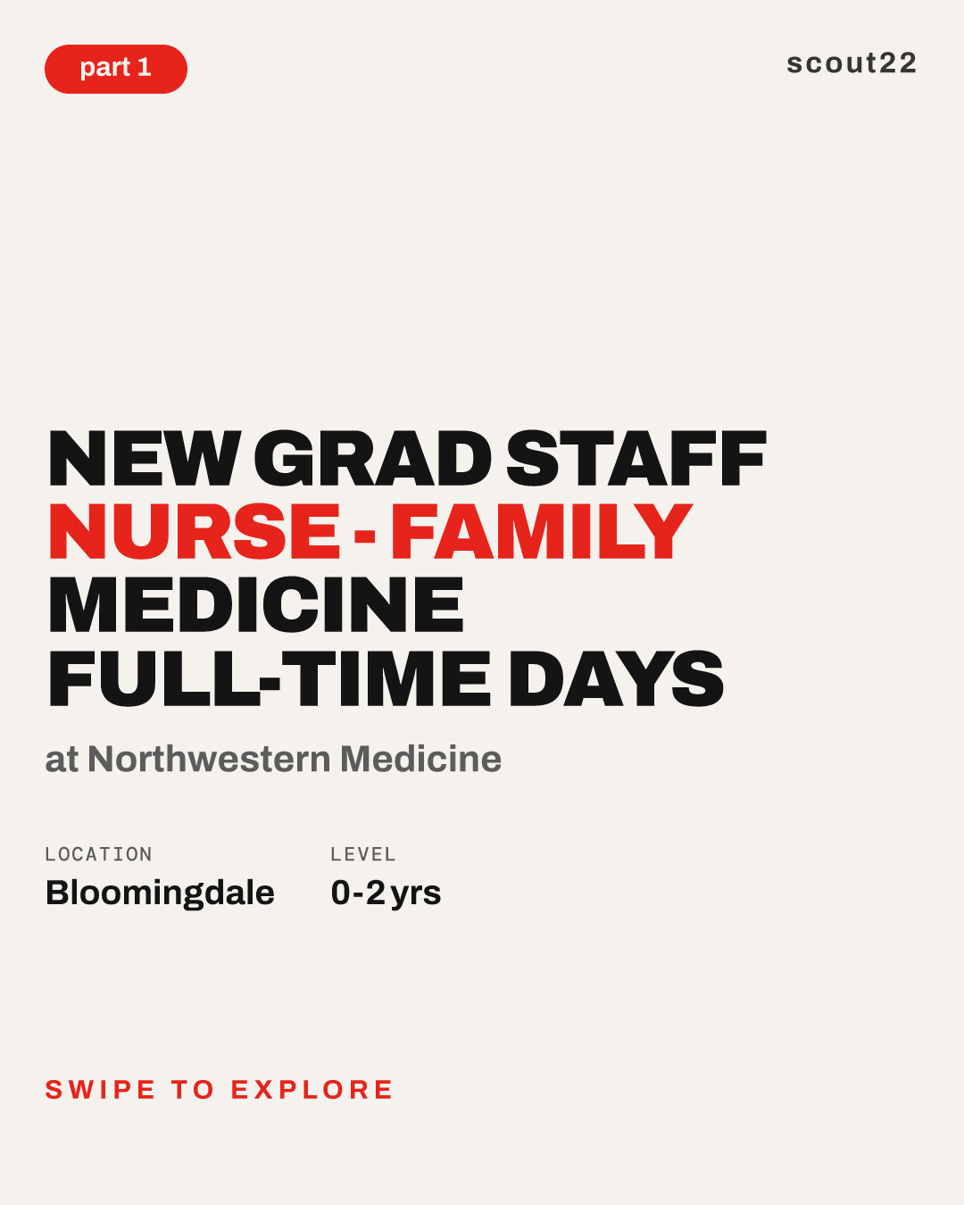 New Grad Staff Nurse - Family Medicine Full-time Days at Northwestern Medicine
