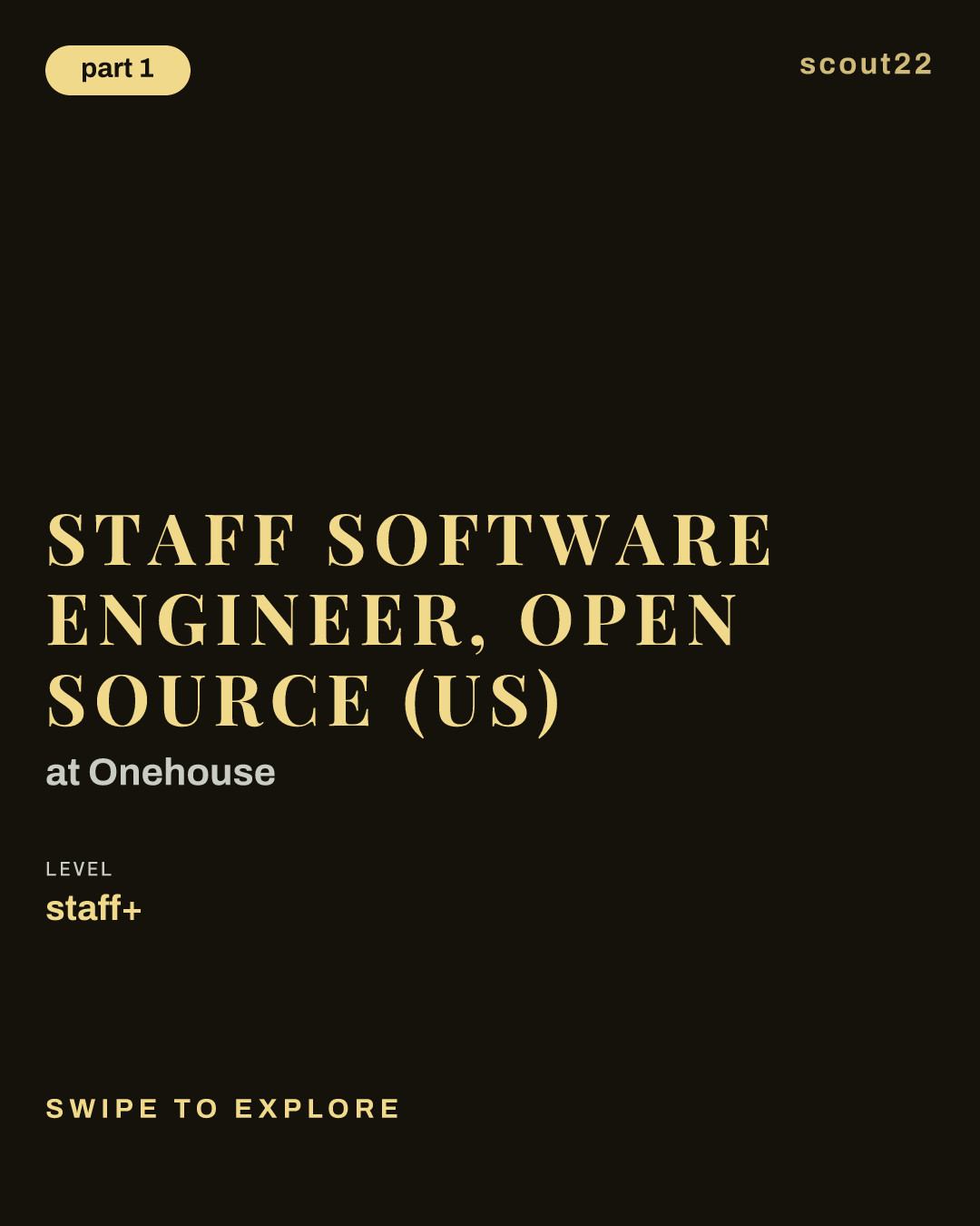 Staff Software Engineer, Open Source (US) at Onehouse