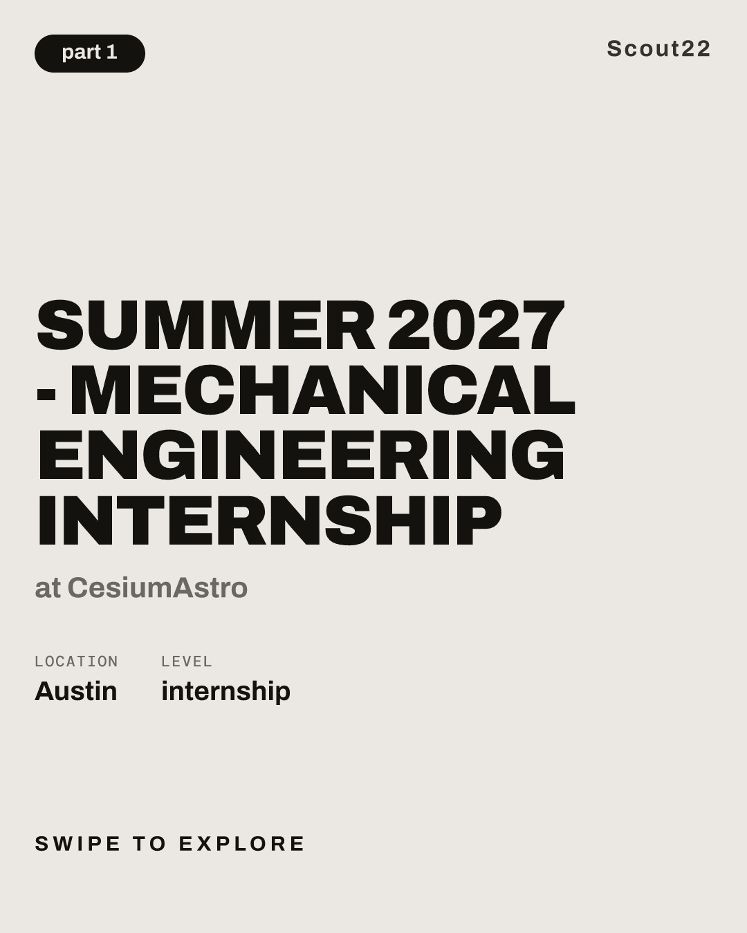 Summer 2027 - Mechanical Engineering Internship at CesiumAstro