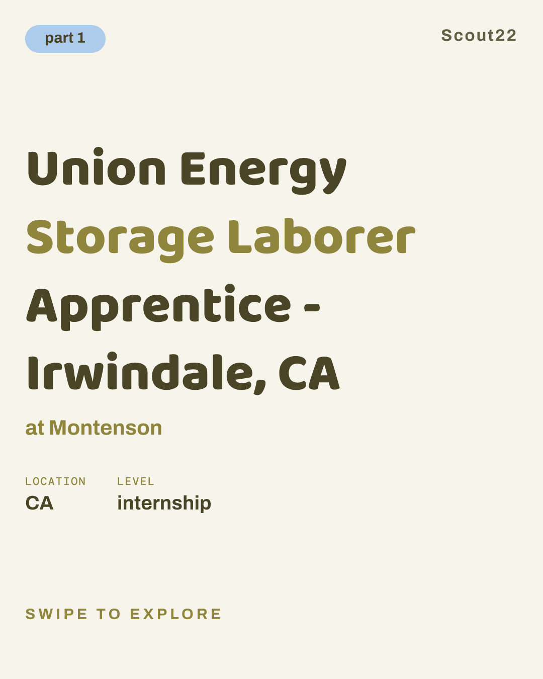 Union Energy Storage Laborer Apprentice - Irwindale, CA at Montenson
