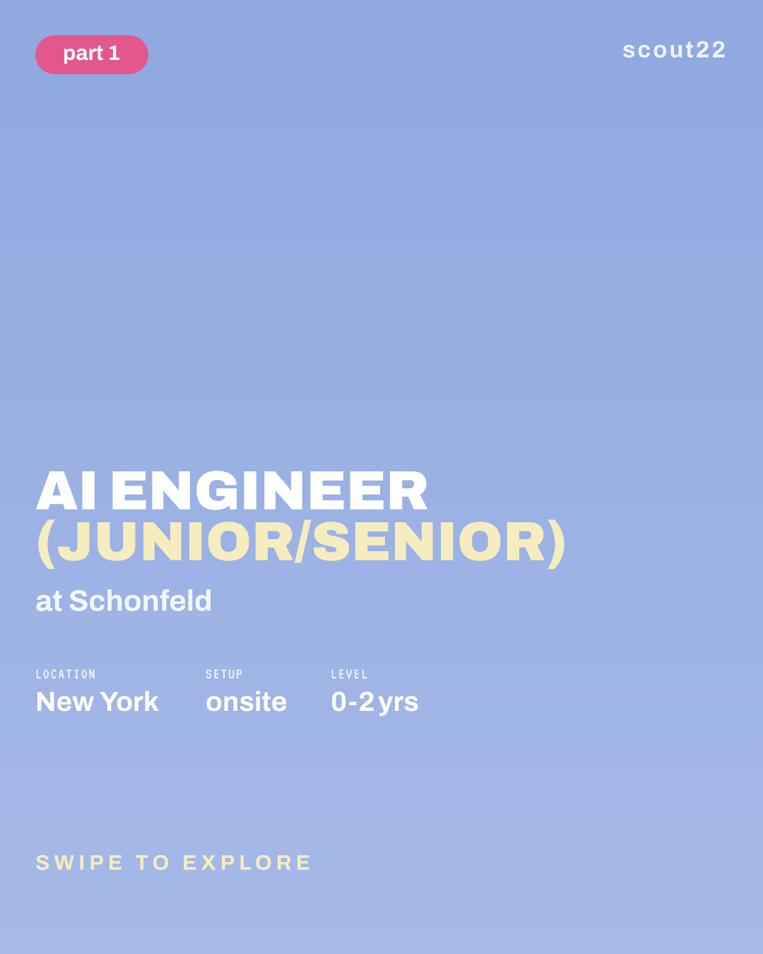 AI Engineer (Junior/Senior) at Schonfeld