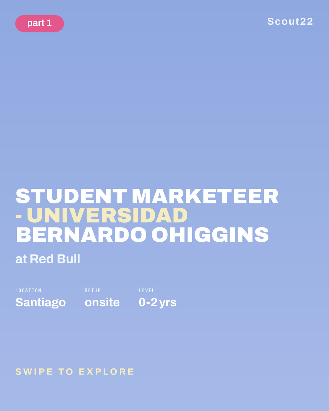 Student Marketeer - Universidad Bernardo Ohiggins at Red Bull