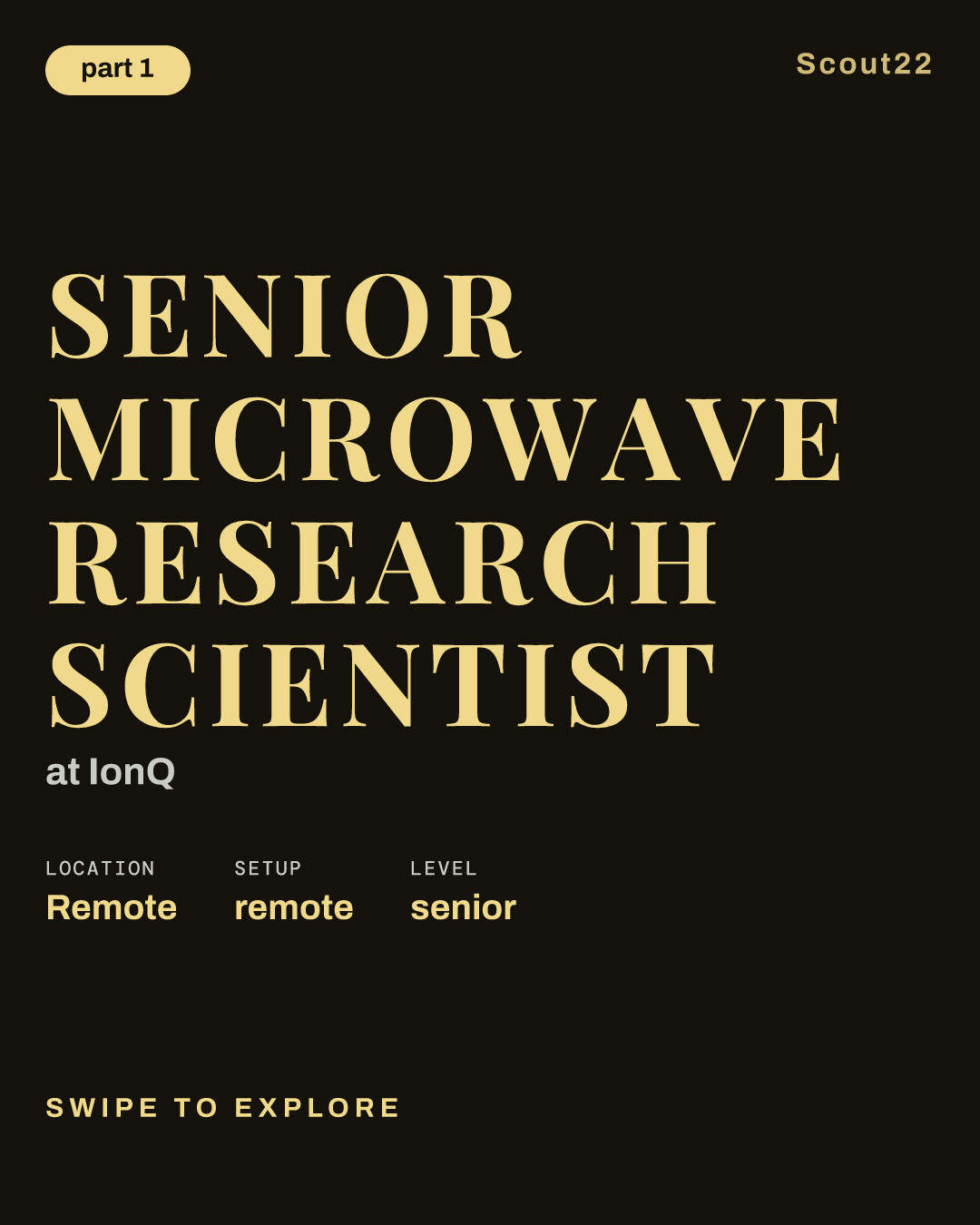 Senior Microwave Research Scientist at IonQ