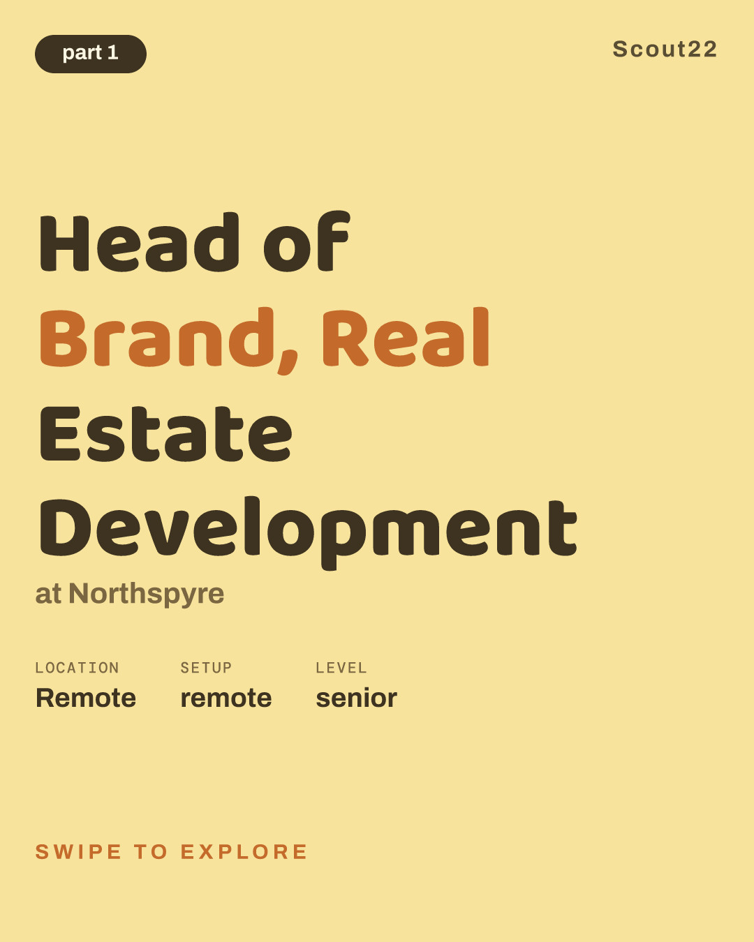Head of Brand, Real Estate Development at Northspyre
