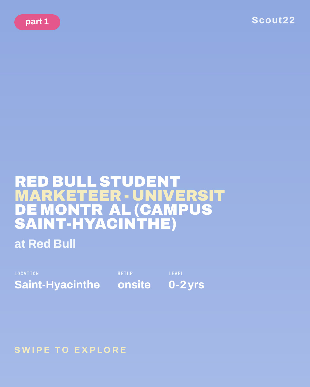 Red Bull Student Marketeer - Université de Montréal (Campus Saint-Hyacinthe) at Red Bull