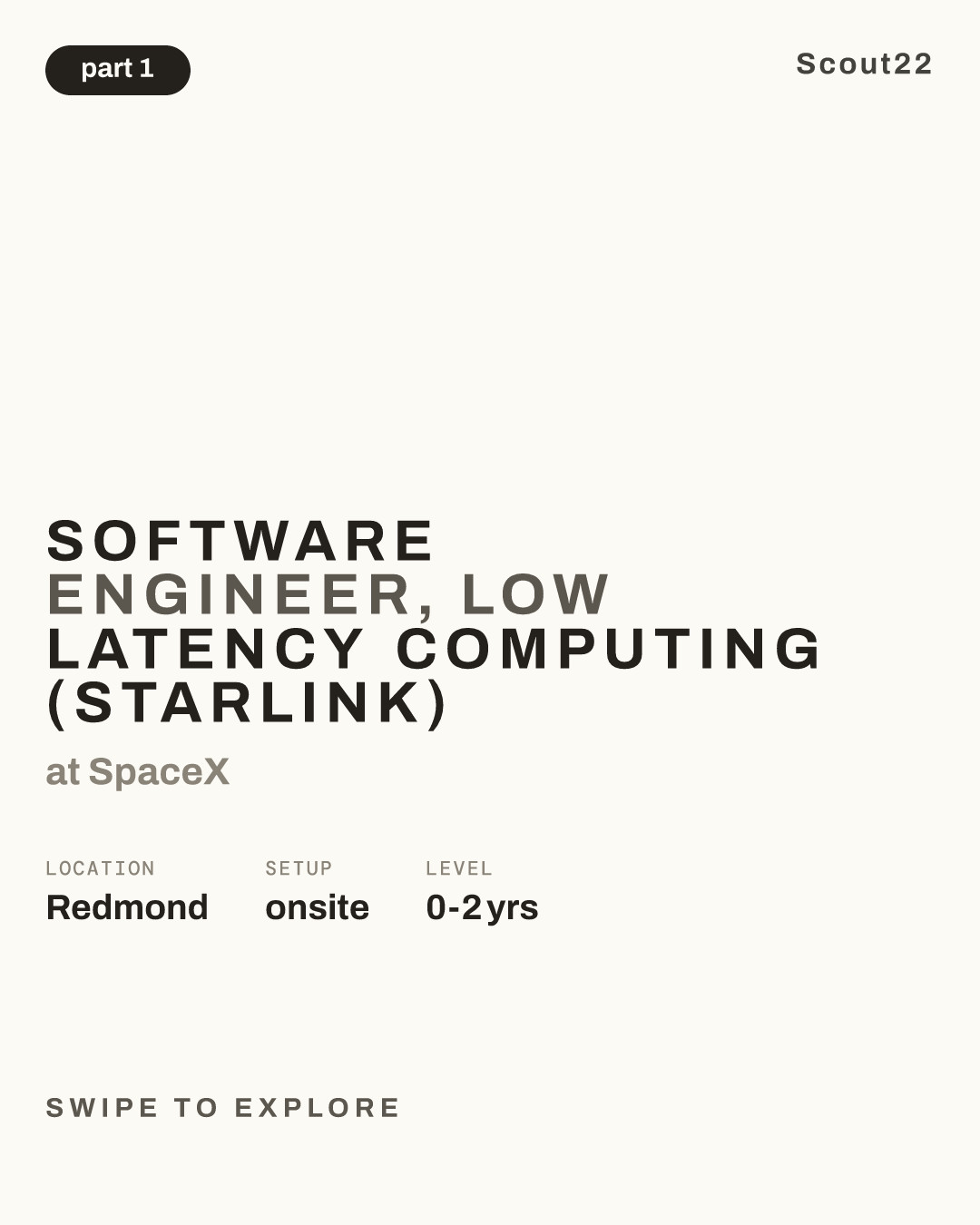 Software Engineer, Low Latency Computing (Starlink) at SpaceX