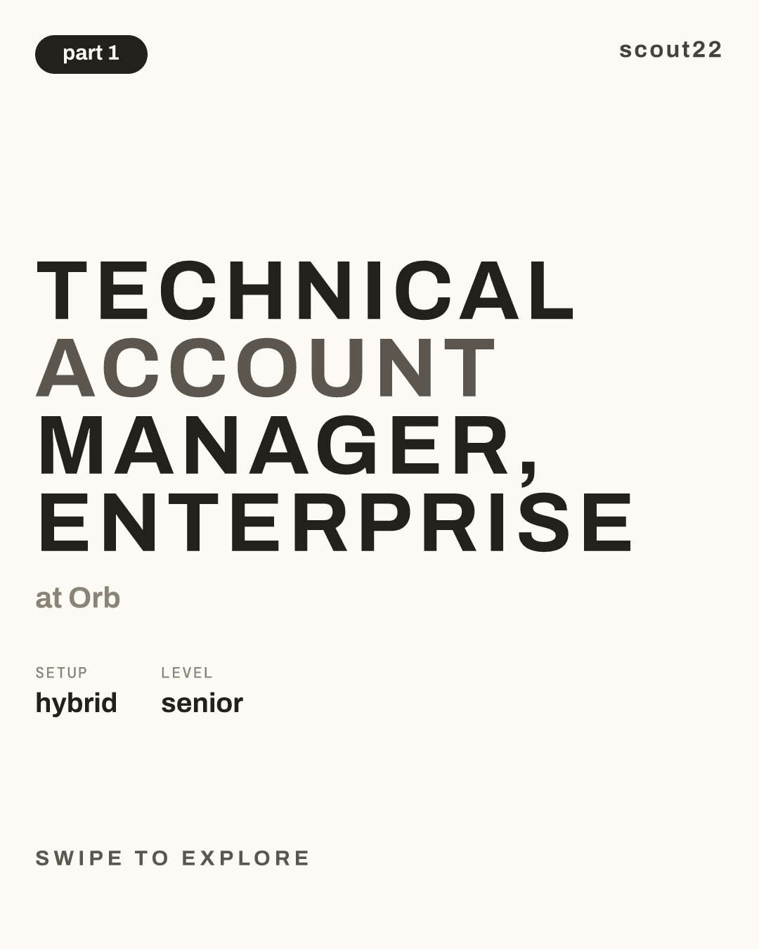 Technical Account Manager, Enterprise at Orb