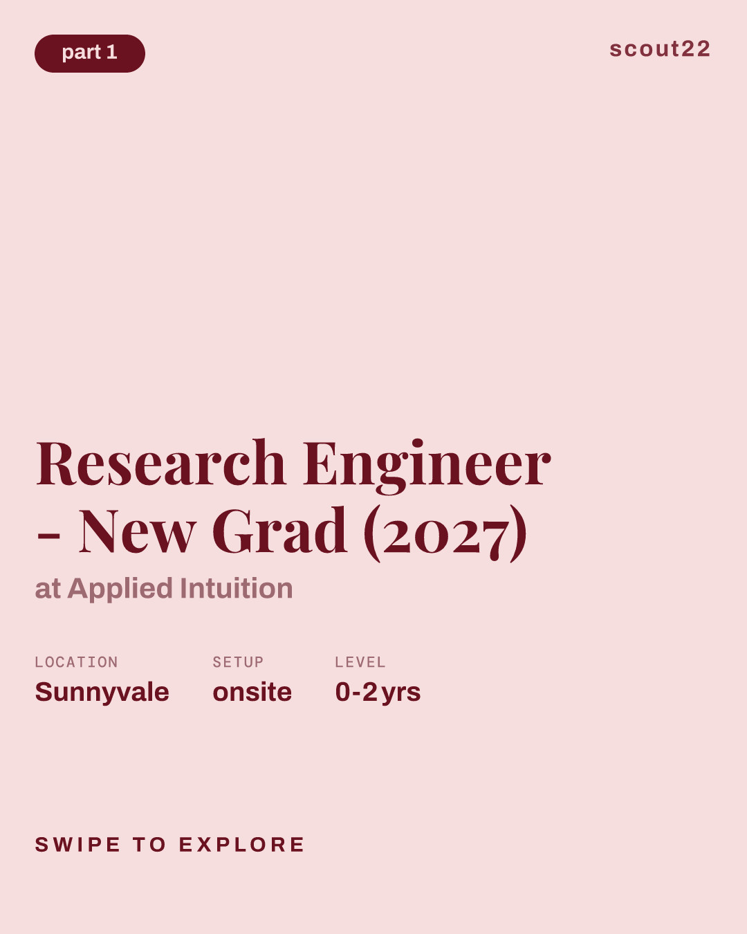 Research Engineer - New Grad (2027) at Applied Intuition