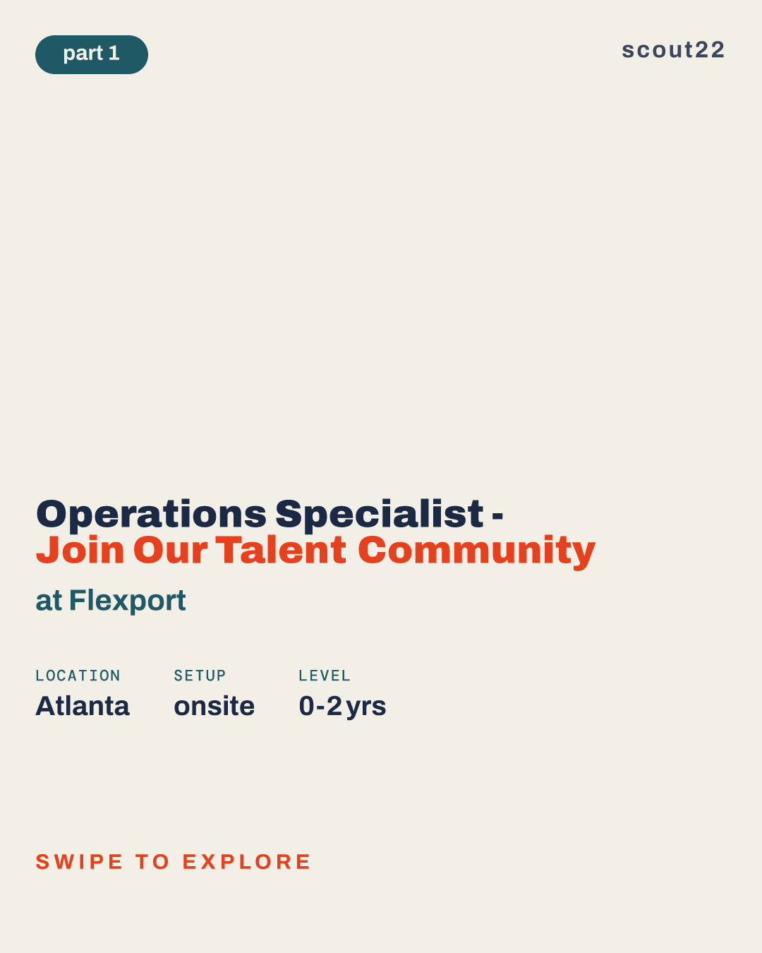 Operations Specialist - Join Our Talent Community at Flexport