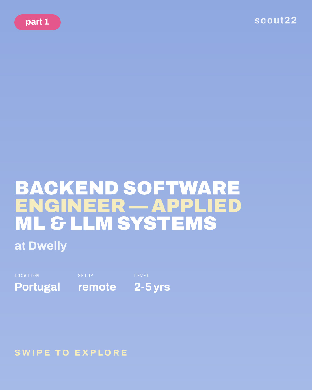 Backend Software Engineer — Applied ML & LLM Systems at Dwelly