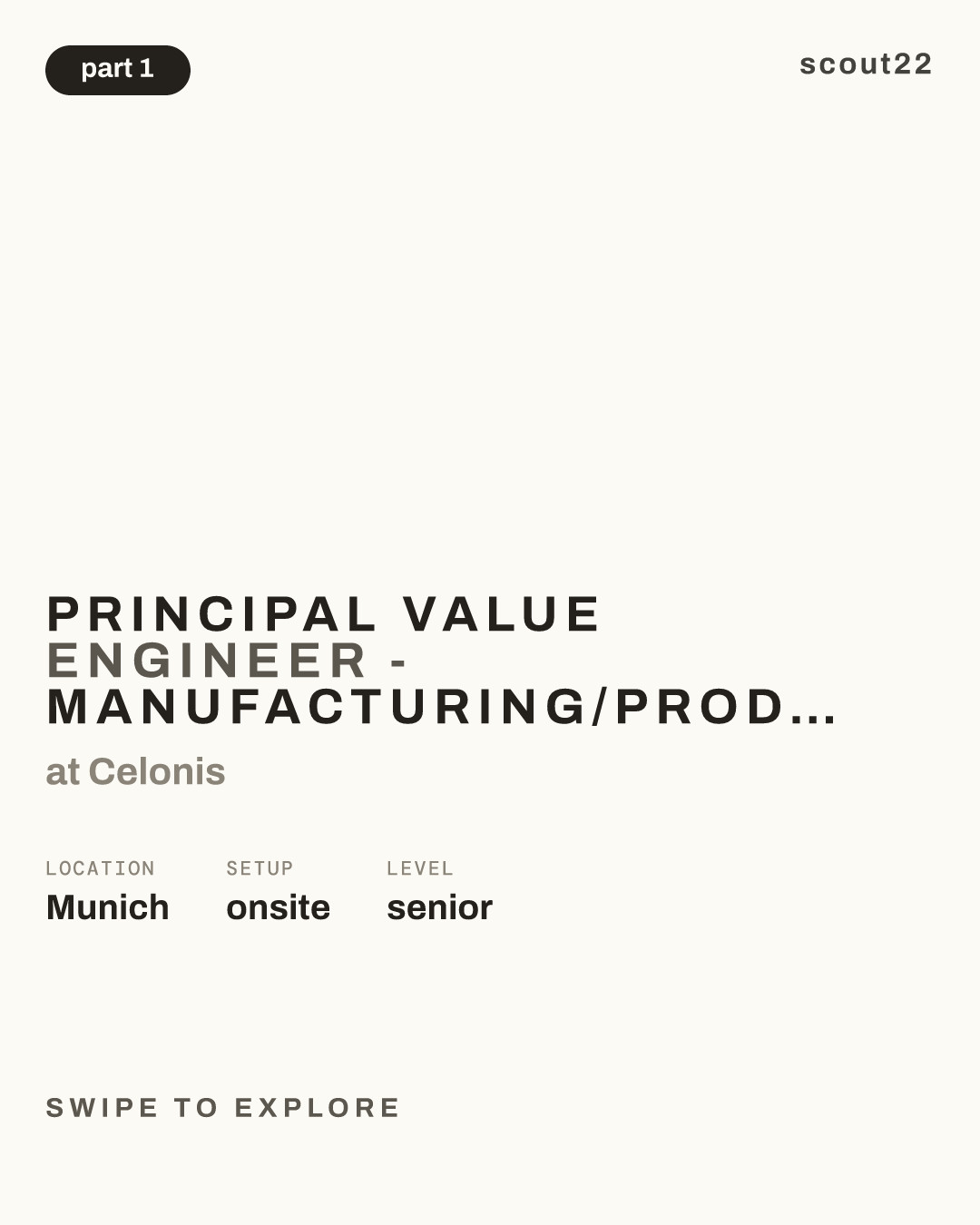 Principal Value Engineer - Manufacturing/Production at Celonis