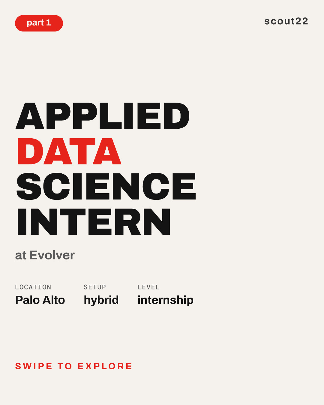 Applied Data Science Intern at Evolver