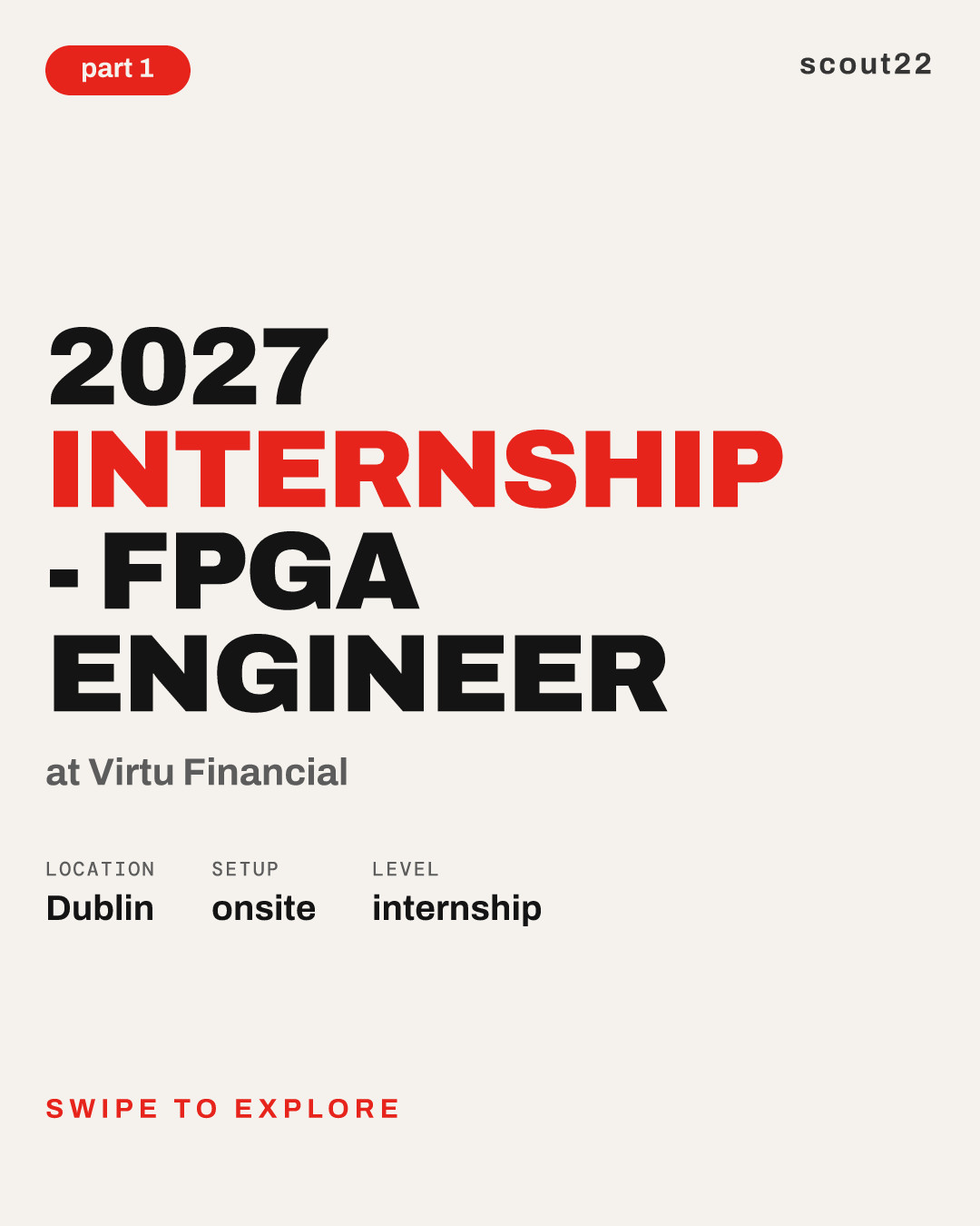 2027 Internship - FPGA Engineer at Virtu Financial
