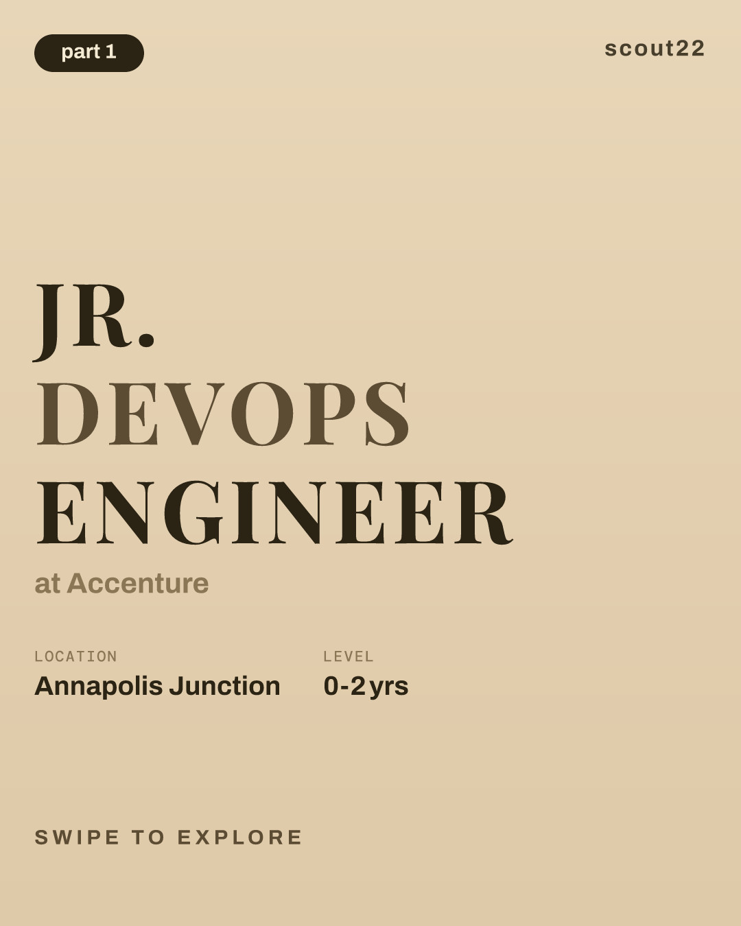 Jr. DevOps Engineer at Accenture