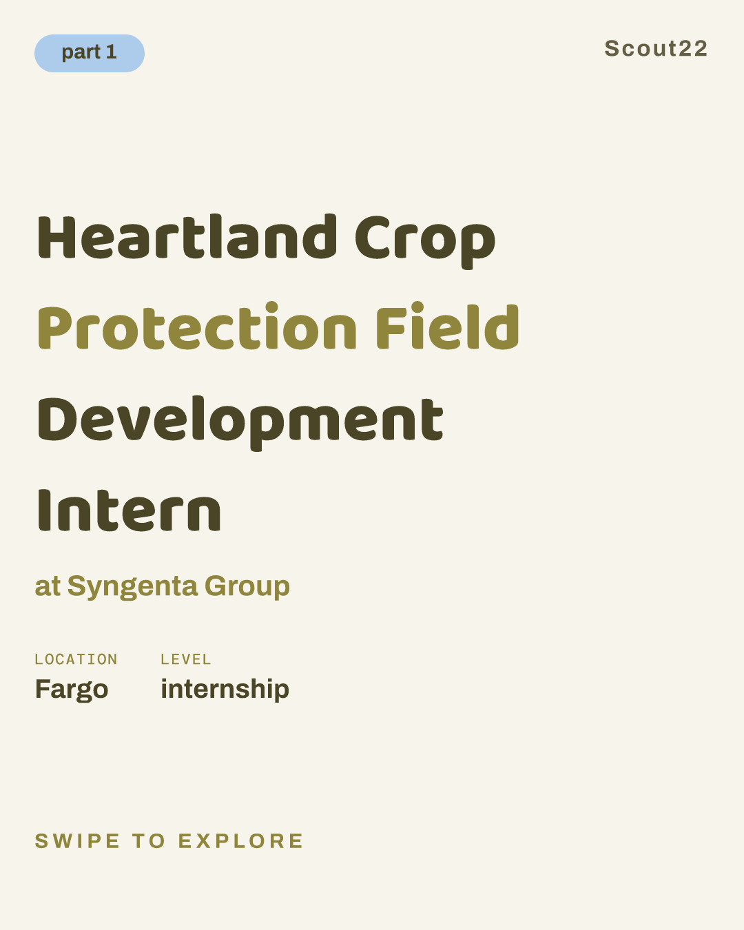 Heartland Crop Protection Field Development Intern at Syngenta Group