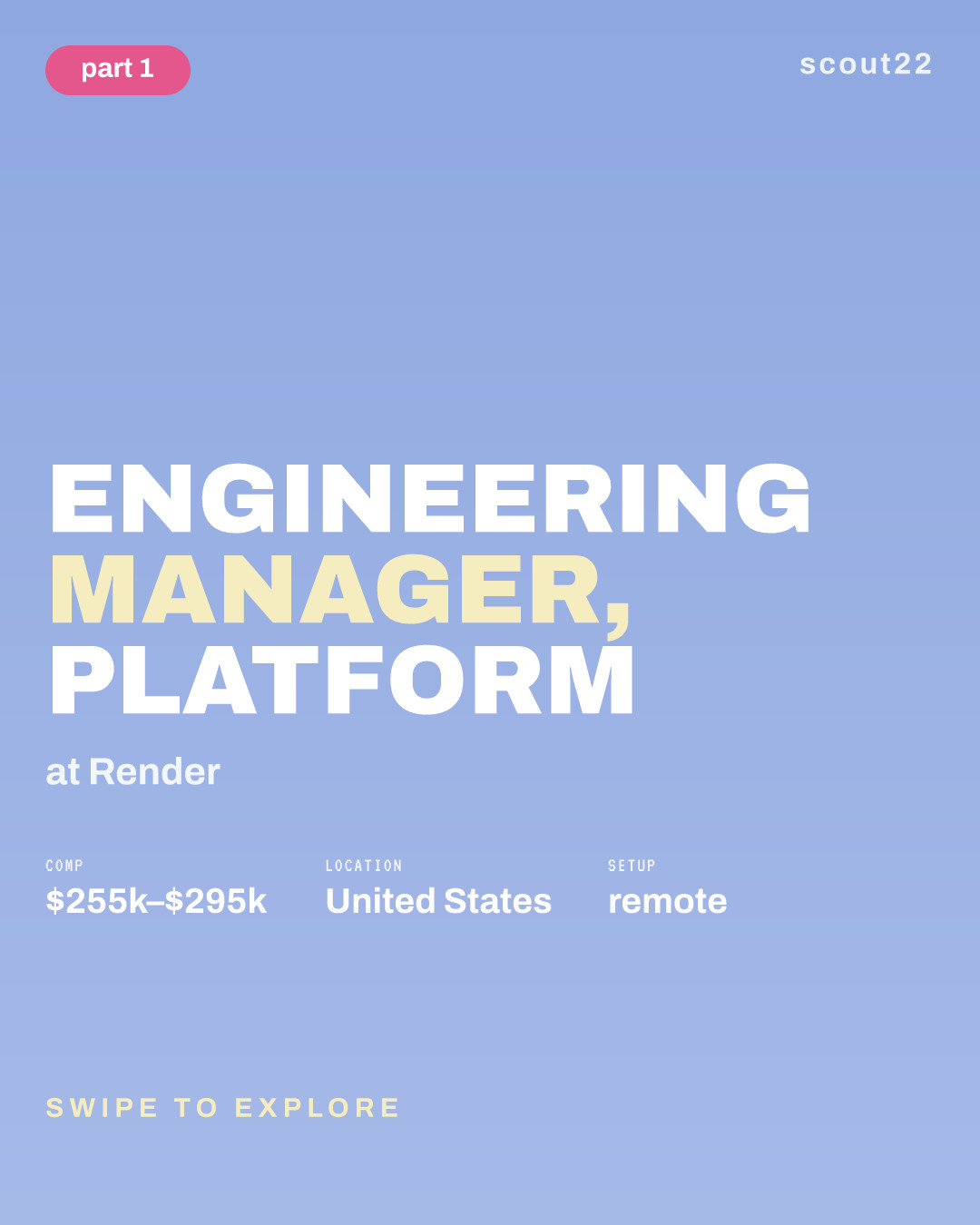 Engineering Manager, Platform at Render